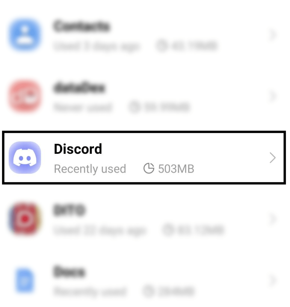 Reinstall the Discord client on mobile