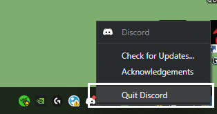 Reinstall the Discord client to fix Discord