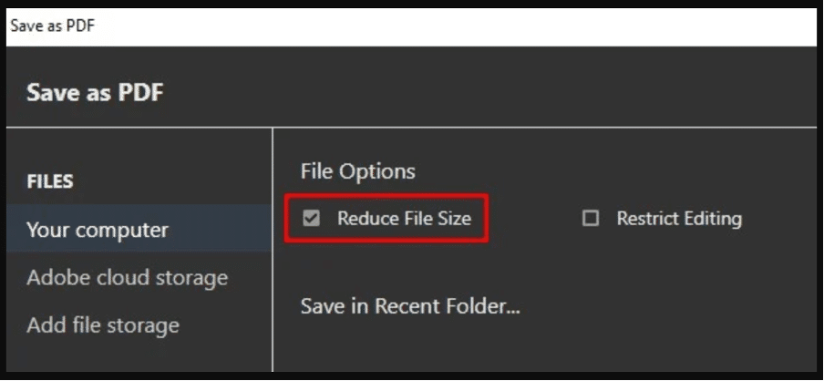 Reduce the Size of Your PDF File