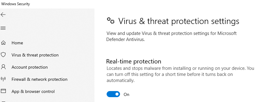 Disable VPN on Windows