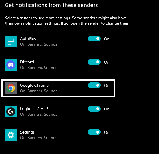 Enable Discord notifications in your device on the website to fix Discord notifications not working