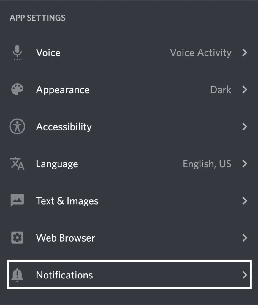 Change your Discord notifications settings on mobile