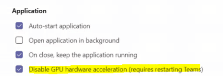 Disable GPU Hardware Acceleration