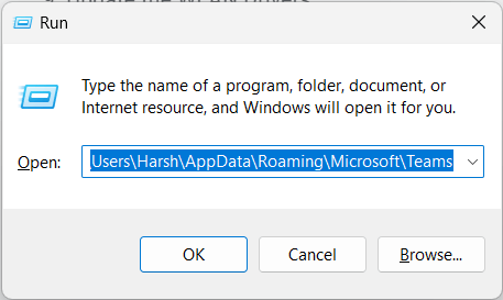 Clear Microsoft Teams app cache on Windows