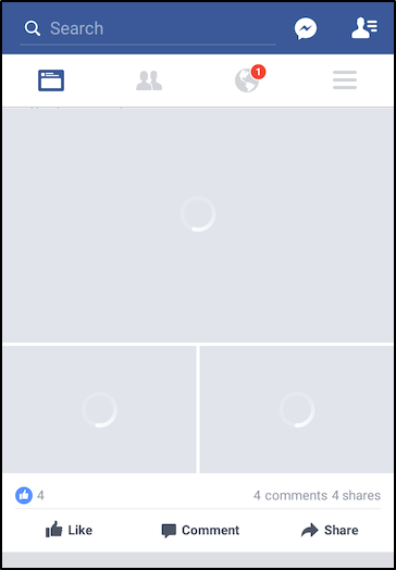 Types of Facebook comments and posts not showing or loading problems