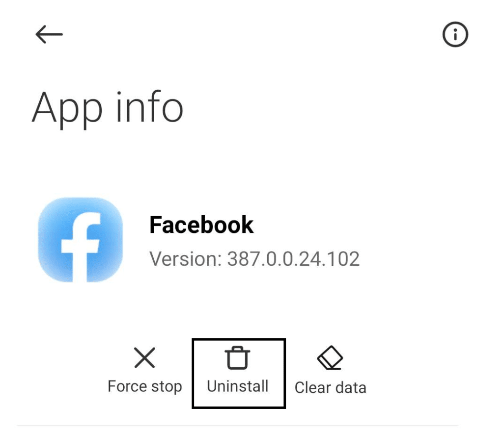 Reinstall Facebook cleanly