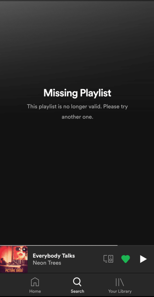 Types of Spotify Song Radio Problems