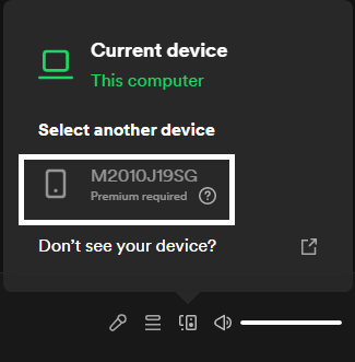 Try using a different device to stream Spotify from desktop to mobile