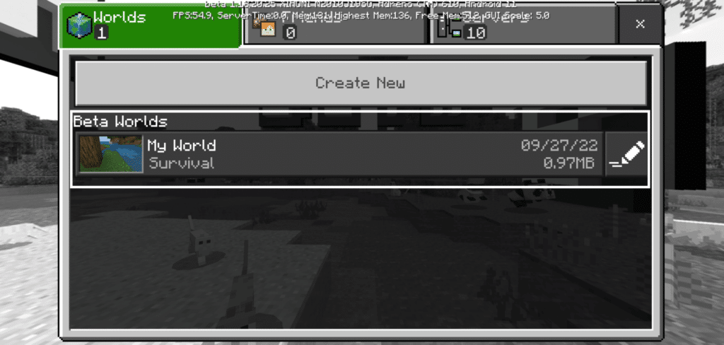 Try joining your own Minecraft World on mobile and Xbox