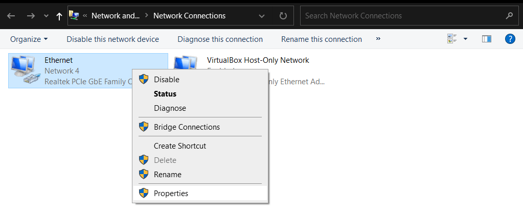 Change DNS on Windows