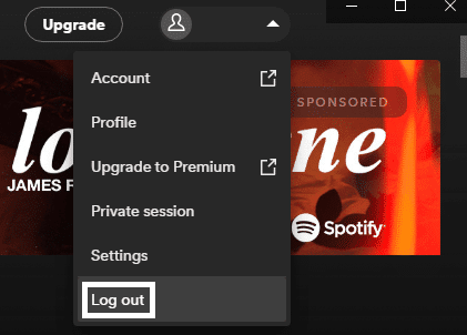 Restart Spotify and log into your account on desktop to fix Spotify song radio not working