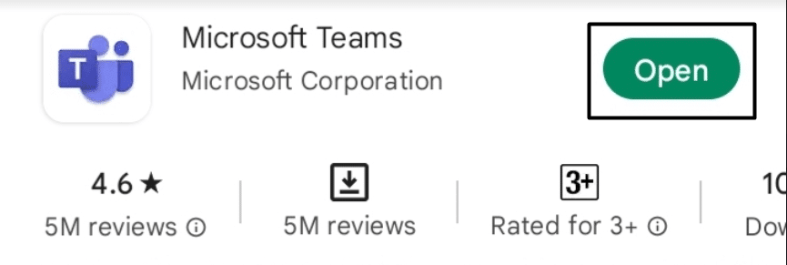 Update the Microsoft Teams app on Android