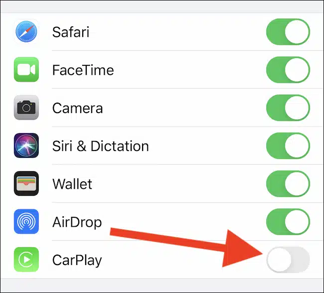 Remove all the restrictions from Apple CarPlay