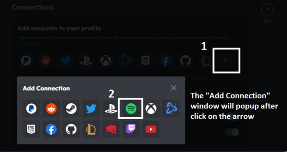 Check and reconnect your Spotify connection to Discord on desktop