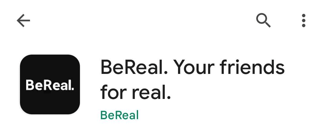 Clean installation of BeReal