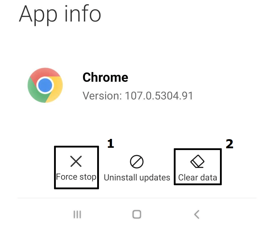 Force stop your Google chrome app to fix Apple Music in web browser or web player not working