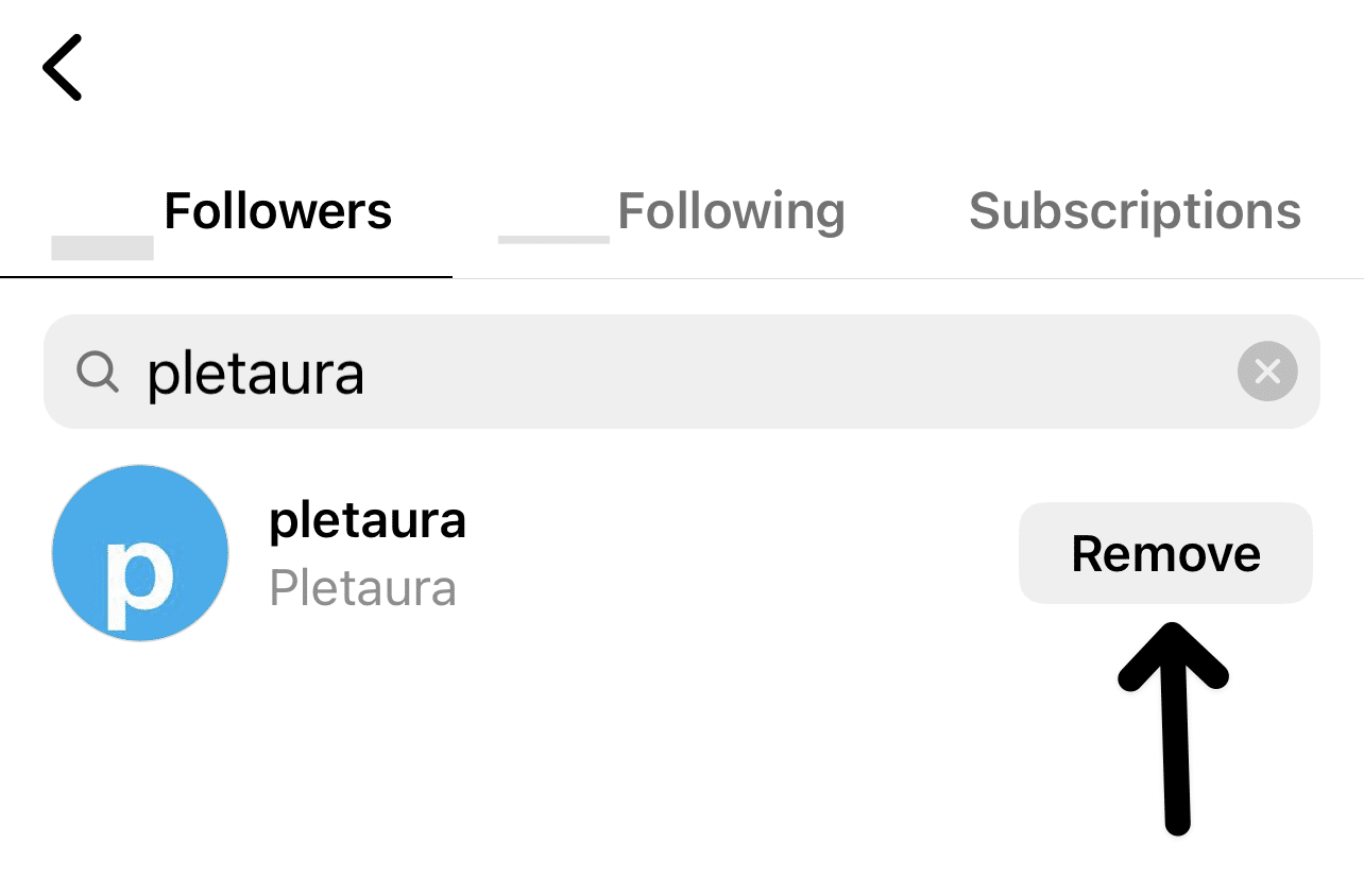 Account has removed you from their followers list causing instagram unfollowing on its own