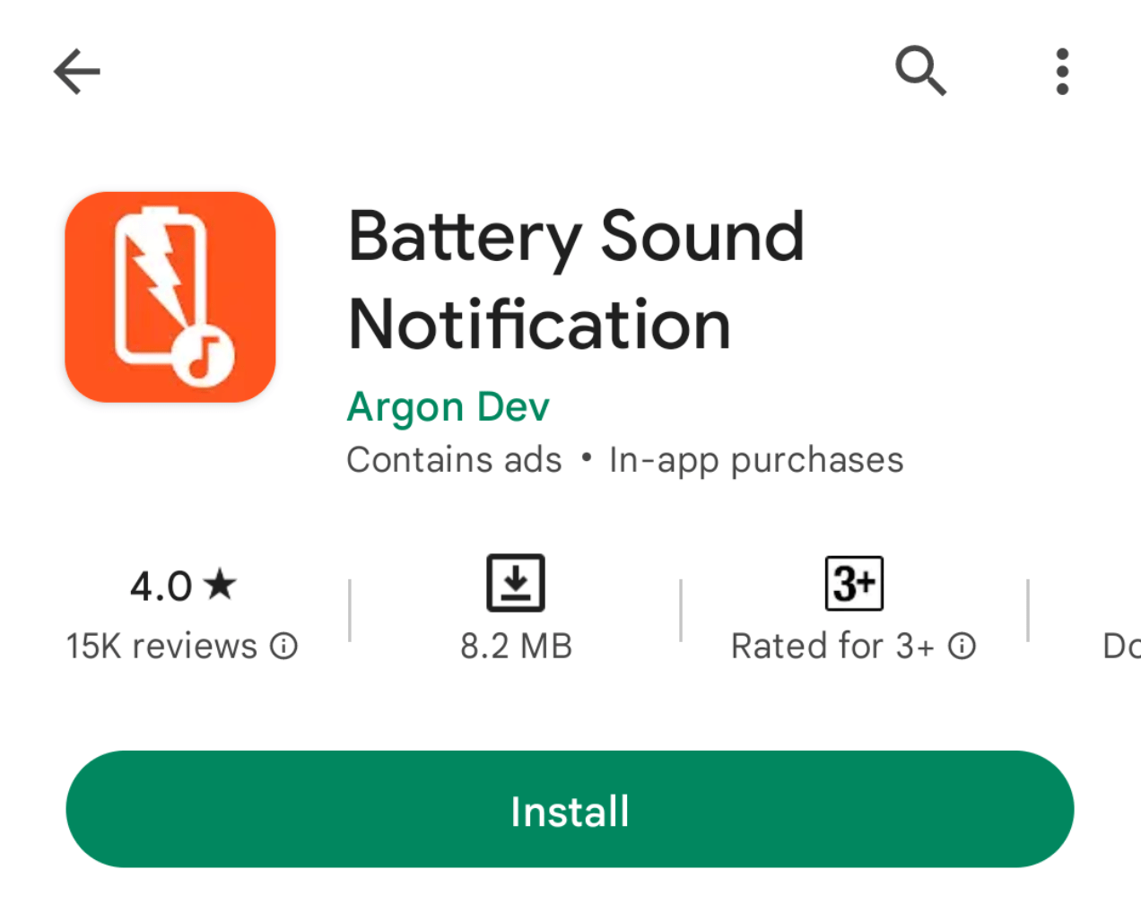 Change the Charging Sound on Android Using a Third-Party Battery Sound Notification App