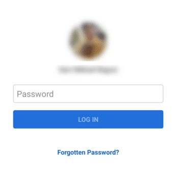Re-login to your Facebook on mobile