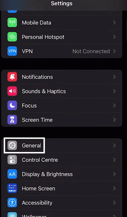 Reset your internet connection on iOS