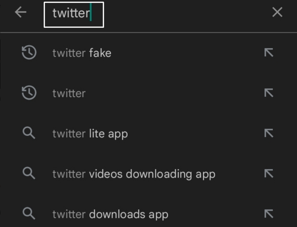 uninstall twitter app and then reinstall it to fix twitter can;t login issue