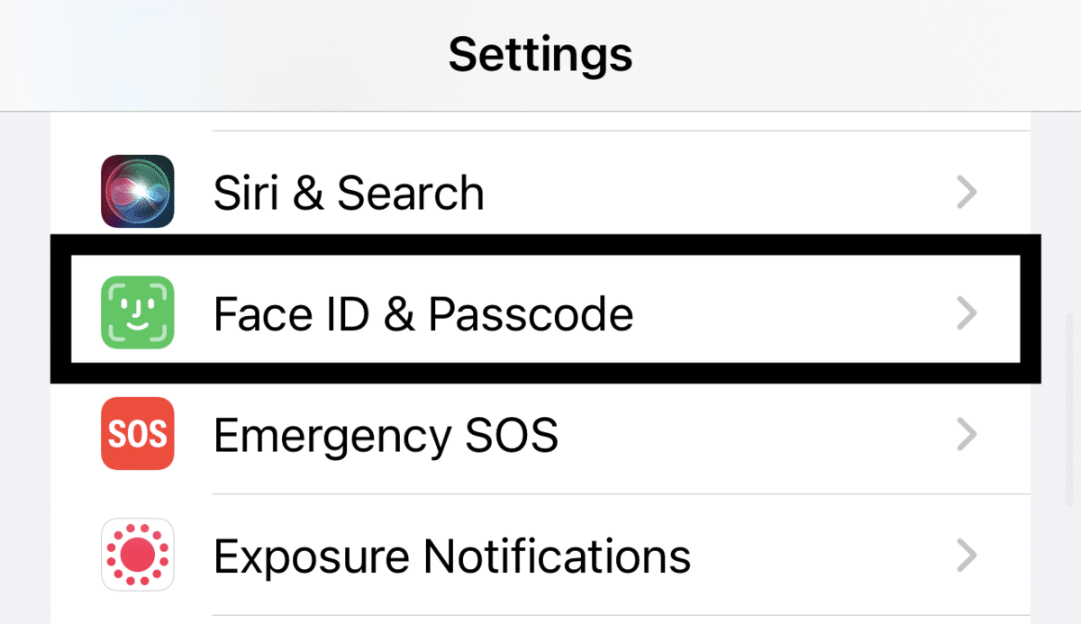 Disable your face ID or touch ID to fix Apple Pay payment not complete Error