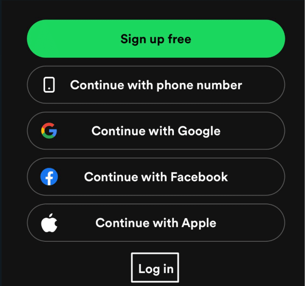 Re-login to your Spotify account on mobile
