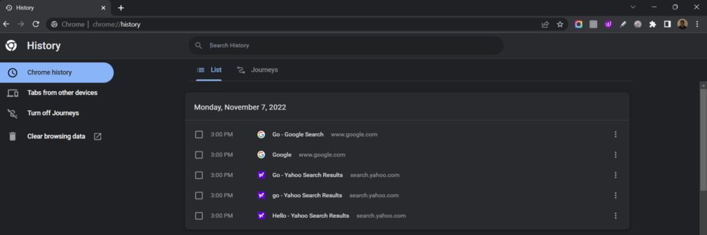 Clear your browser's history data to fix Spotify friend activity not showing