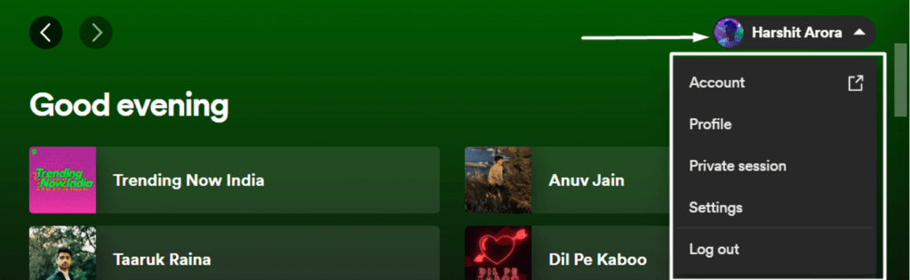 Install the latest updates for the Spotify app on desktop to fix Spotify friend activity not showing