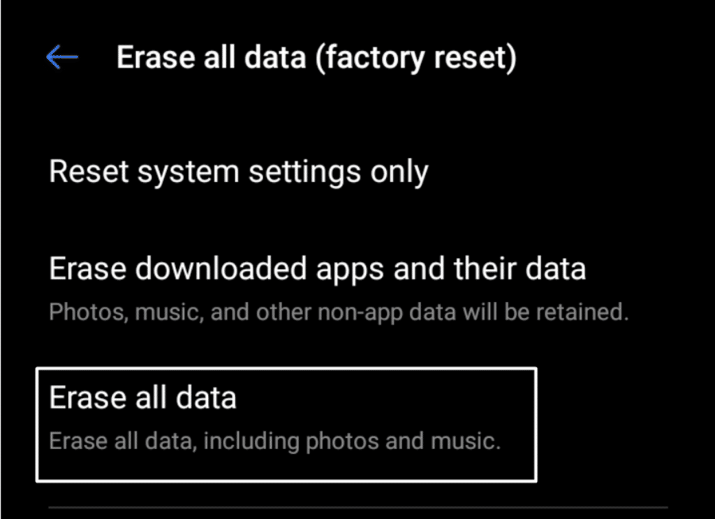 Reset your operating system on mobile to fix Spotify friend activity not showing, working or updating