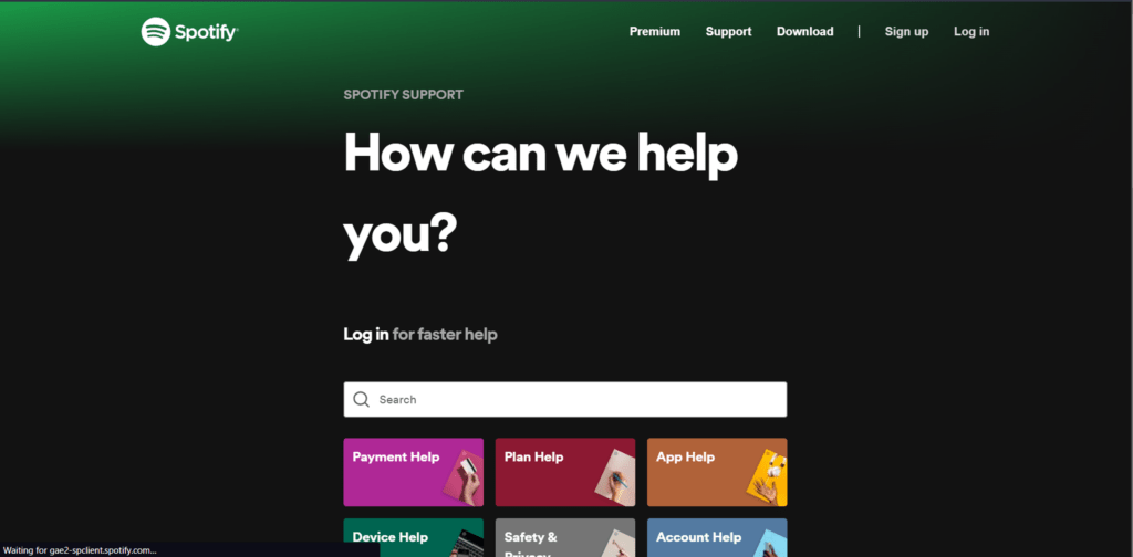 Talk to Spotify's customer support to fix Spotify friend activity not showing