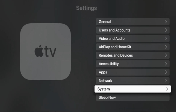 Update your Apple TV software to fix Apple TV no sound, audio, or volume not working or playing