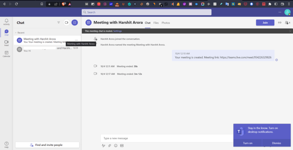 Use the Team's web cilent to join and record the meeting to fix Microsoft Teams recording or recorded video not working or playing