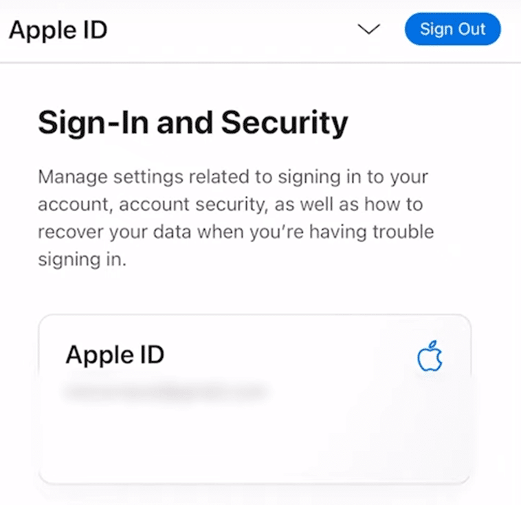 Re-Sign into Your Apple ID account  to fix the Apple music not loading issue