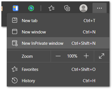 Use incognito mode on Microsoft Edge desktop to fix ChatGPT 'Our systems have detected unusual activity from your system' error