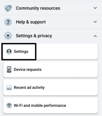 Change your account language/region in Facebook on mobile
