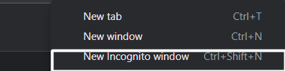 In Google Chrome try to access ChatGPT in incognito mode to fix ChatGPT not working, responding, opening or loading