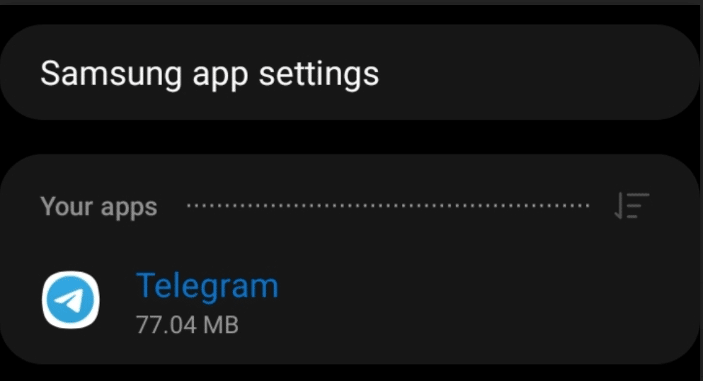 Let the telegram app run In the background on android to fix Telegram messages not sending