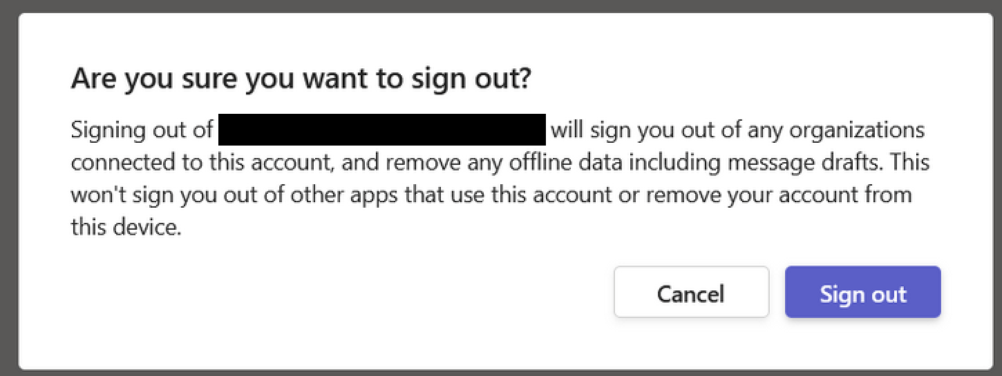 Re-log in to your account on desktop
