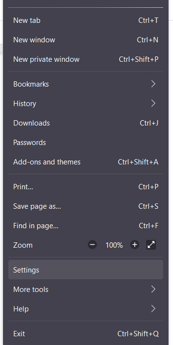 Clear web browser cache on Mozilla Firefox to fix Disney Plus (Disney+) no sound, audio issues, volume not working or playing