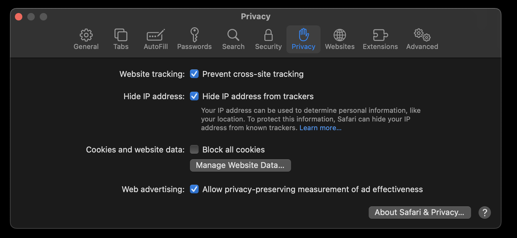 Clear web browser cookies on Safari macOS to fix Amazon website not working, opening, loading properly