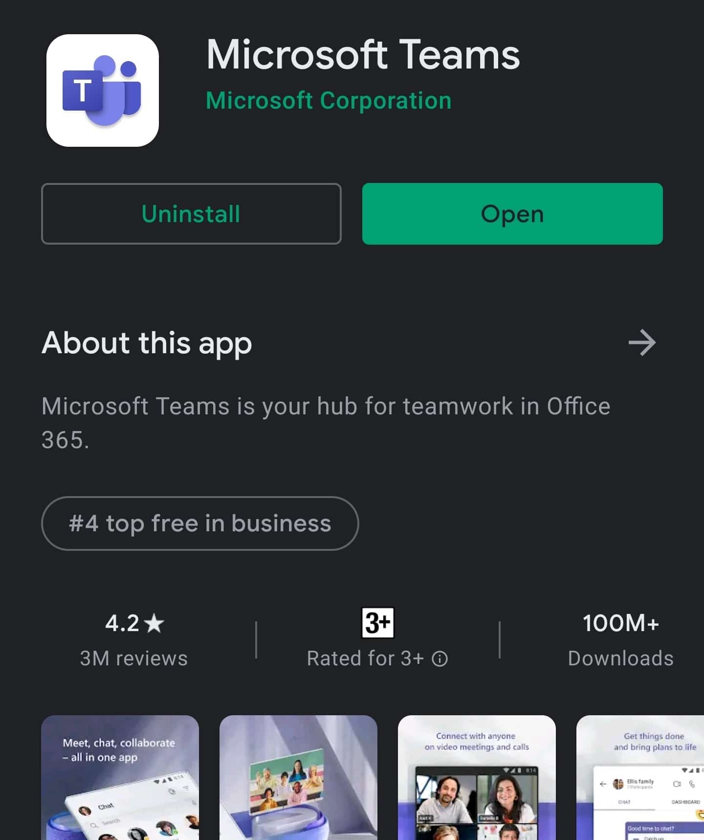 Update Microsoft Teams on mobile to fix Microsoft Team assignment not working