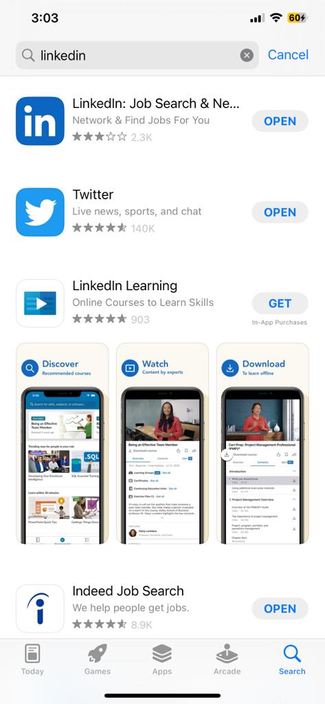 Update your LinkedIn App to fix LinkedIn feed not updating