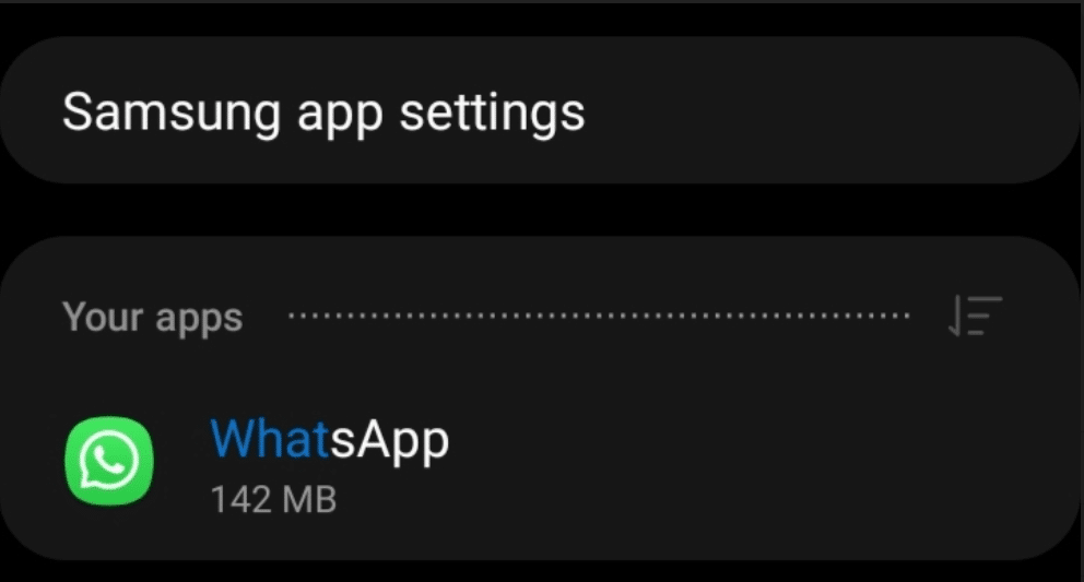 Delete the WhatsApp App Cache on Android device  to Fix whatsapp status views not showing