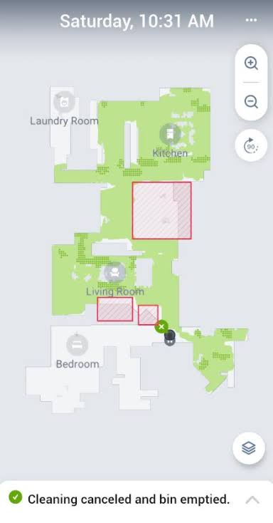 Revert to the previous version of the smart map to fix the  ode error 15 roomba Issue