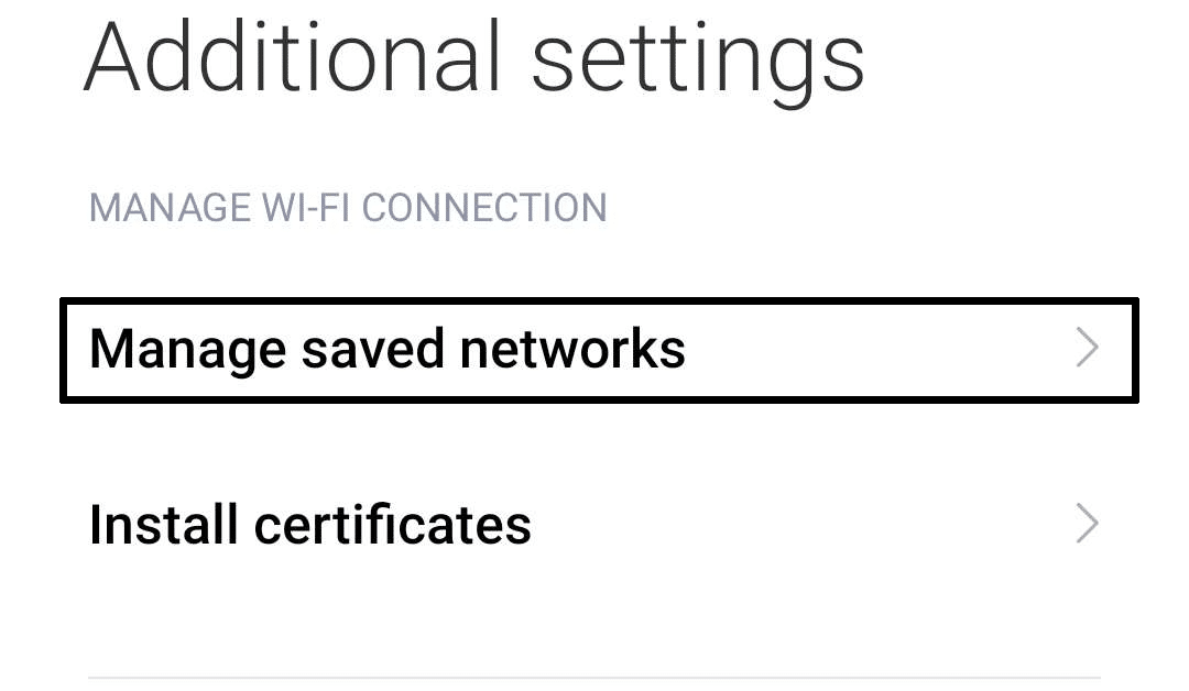 access WiFi Settings on Android to restart internet connection to fix Shazam music recognition not working, app issues and problems, and crashing on Android