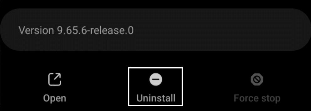 completely uninstall app on Android to reinstall it to fix Shazam music recognition not working, app issues and problems, and crashing on Android