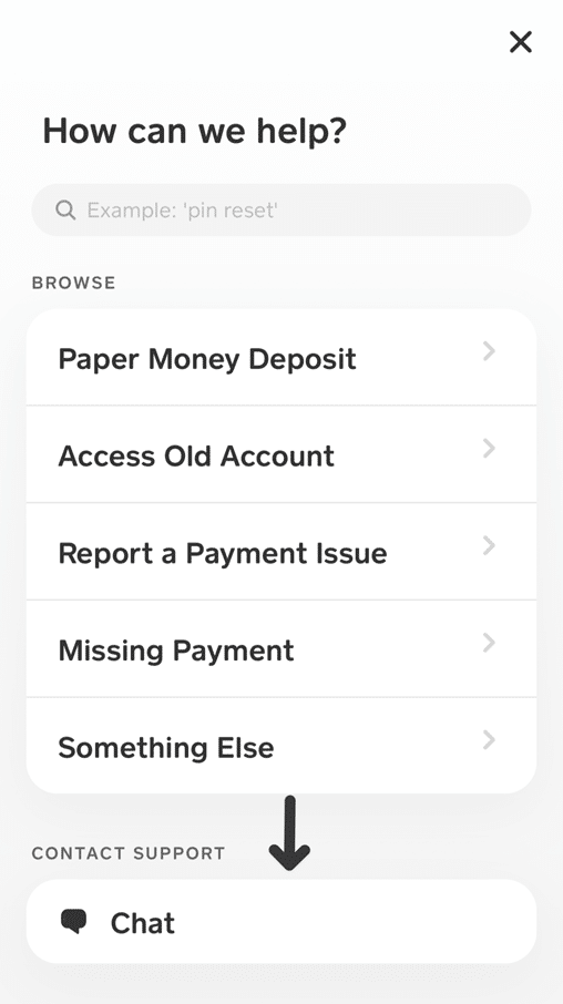 Contact Cash App’s customer service to fix the Cash App connection, not working, opening, & loading Issues