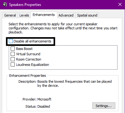 Disable any audio enhansement on windows sound settings to fix steam voice chat or messages are not working