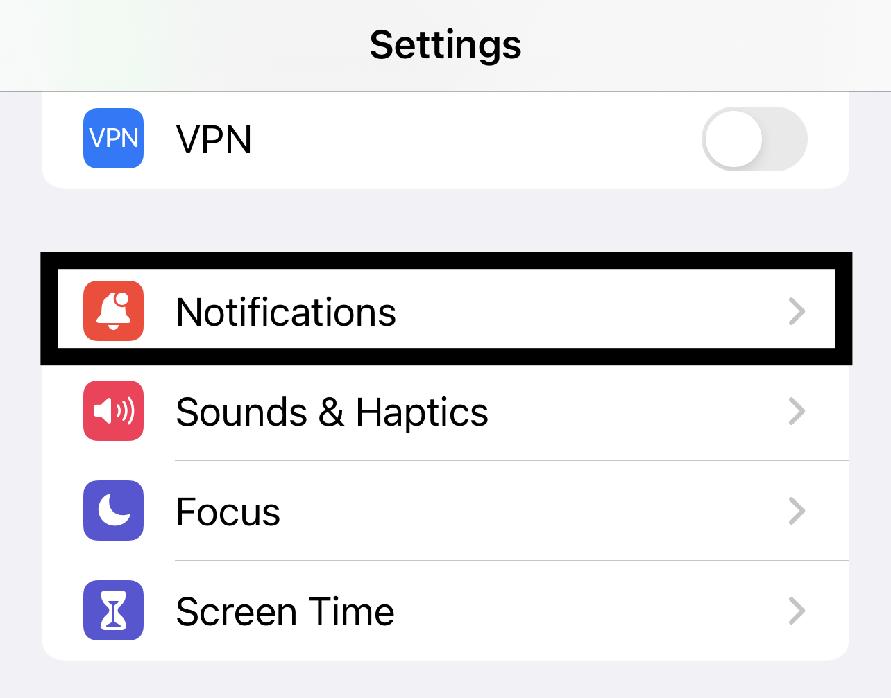Allow Sptofy to show notifications on your iOS device to fix Spotify not showing on the lock Screen
